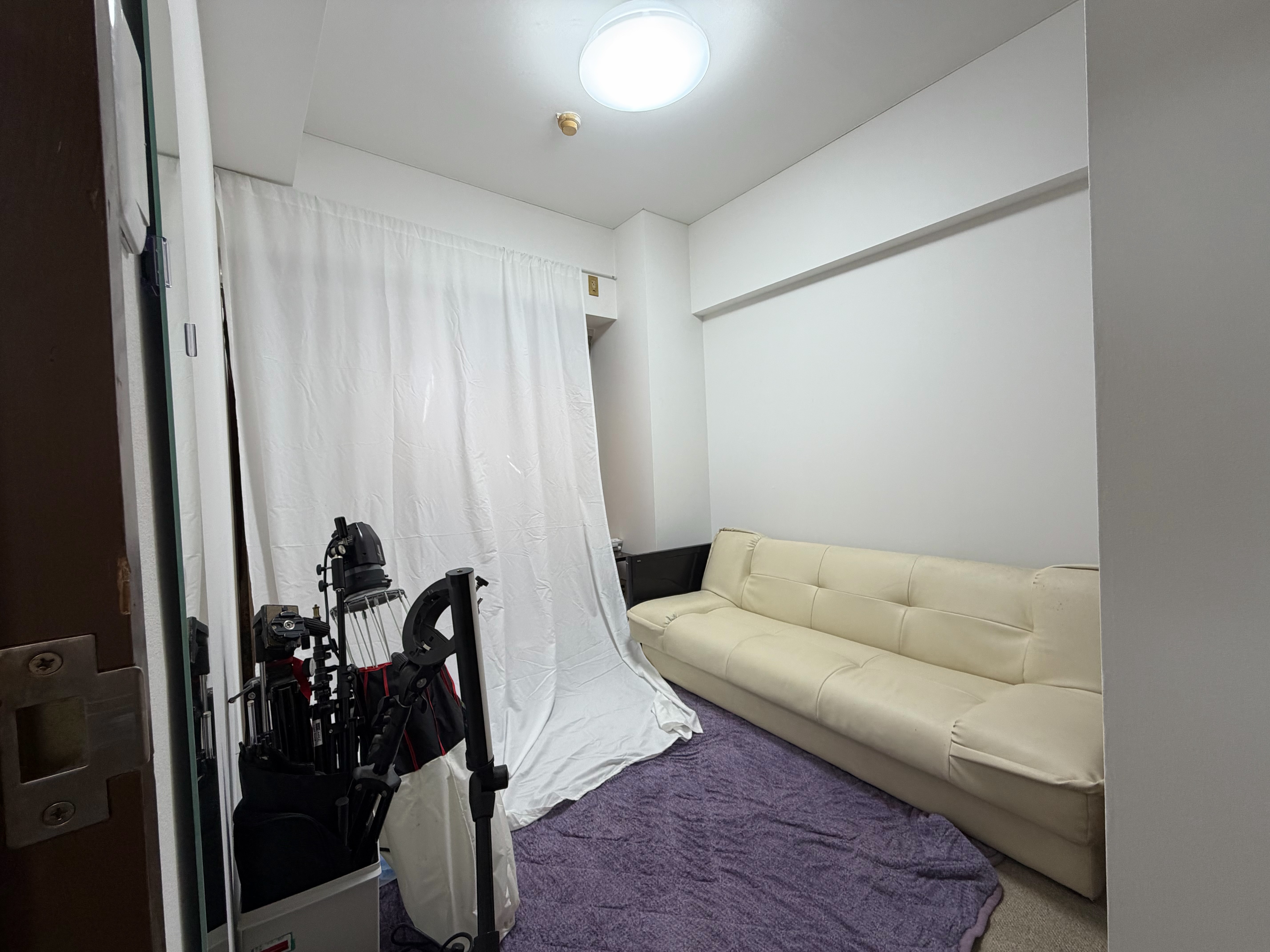 撮影ブースとソファ